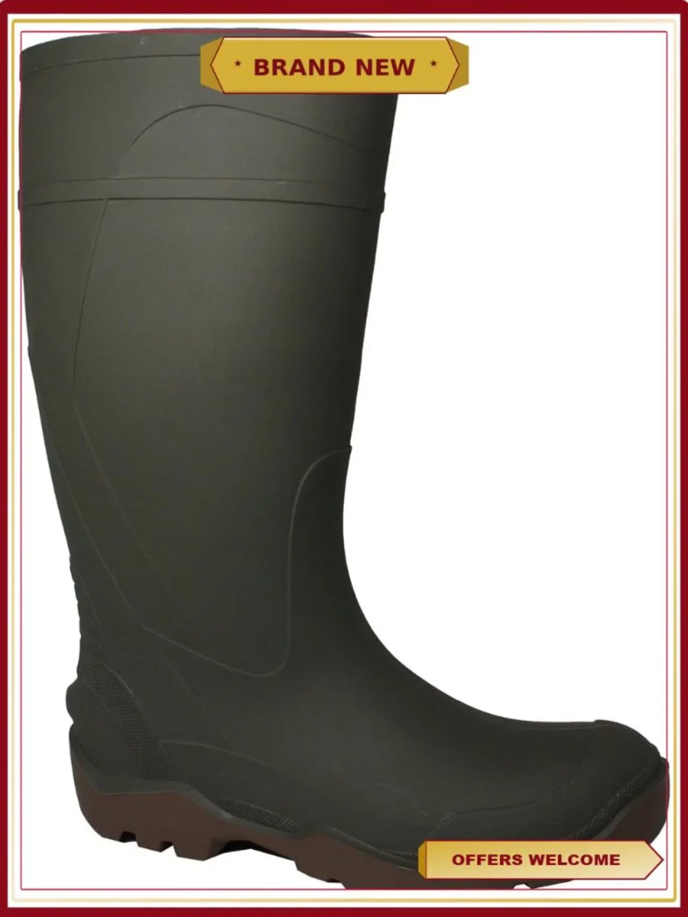 Waterproof Outdoor Boot Slip Resistant Work Hunting Fishing